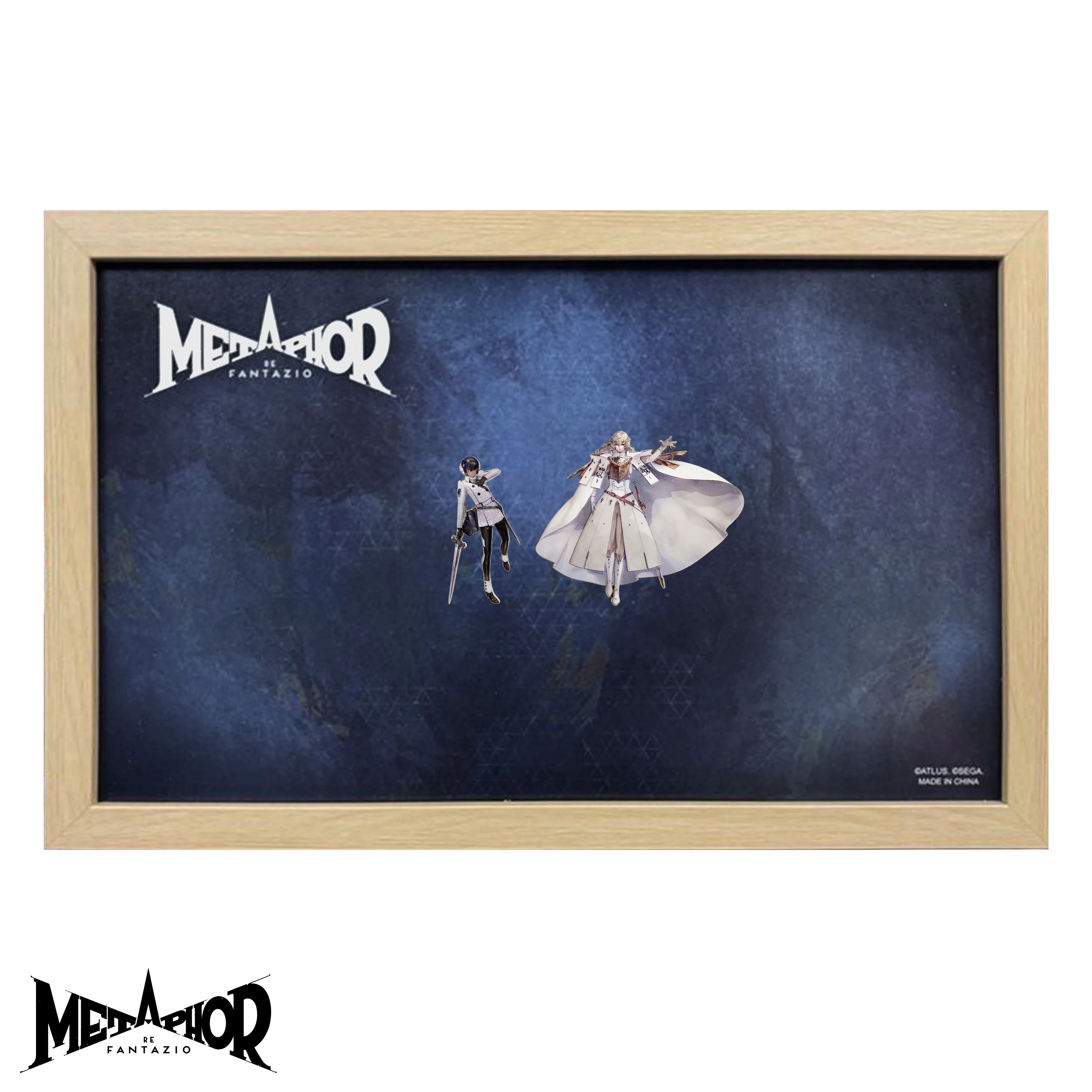 Metaphor ReFantazio: Collectible Figure Pins with Optional Mounting Board