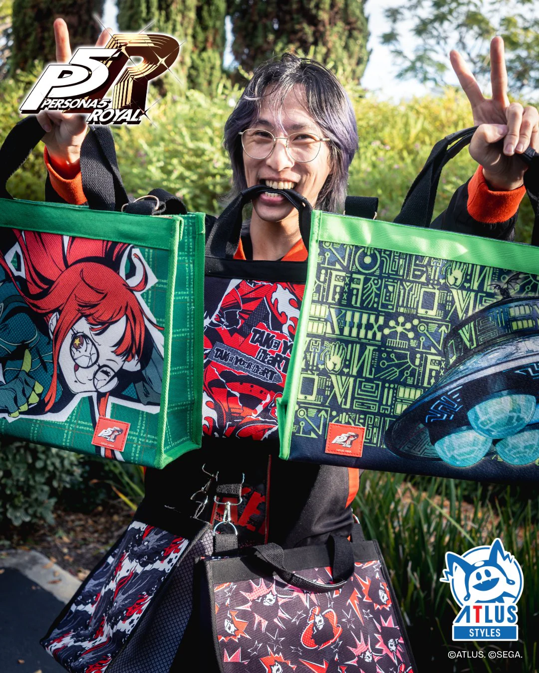 Persona 5 Royal: Multipurpose Structured Canvas Tote Bag - Yusuke - Image 3