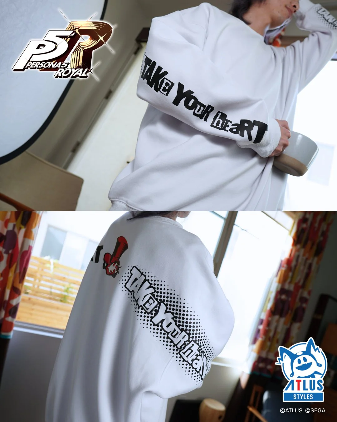 Persona 5 Royal: "Take Your Heart" Premium Oversized Sweatshirt - Image 2