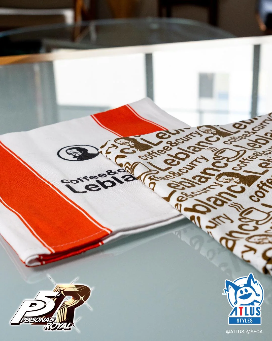Persona 5 Royal: Coffee & Curry Leblanc Tableware Set – Monogram Pattern - Image 6